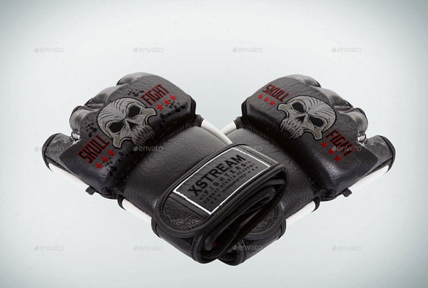 Mma Gloves PSD Mockup