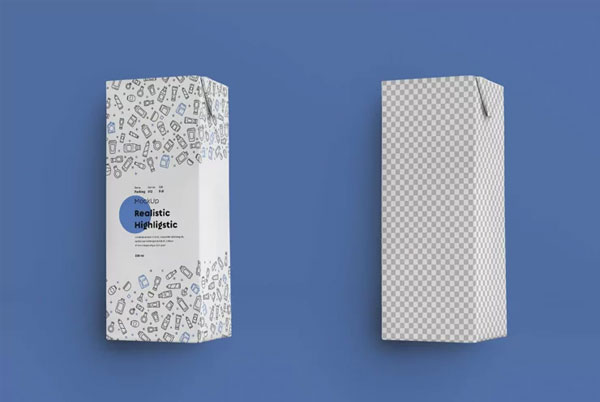 Mockups Small Pack for Juice or Milk Box