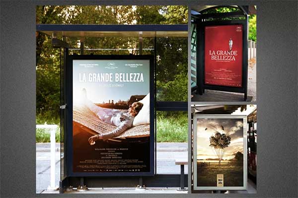 Modern Bus Stop Signs Mockup