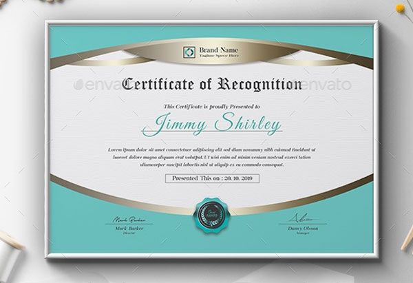 Modern Certificate Designs