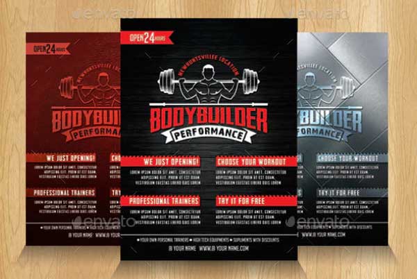 Modern Gym Flyer Templates