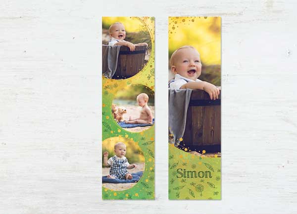 Modern Kids Bookmark Template