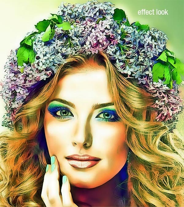 Modern Oil Paint Photoshop Action