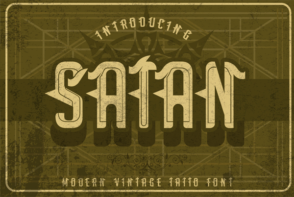 Modern Tattoo Font