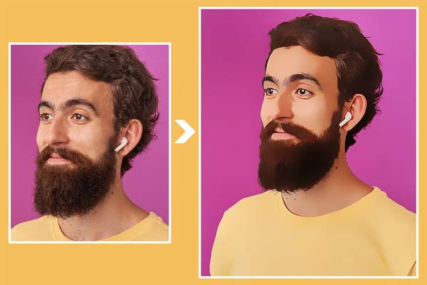 Modern Vector Art Painting Photoshop Actions