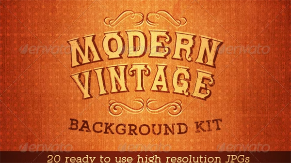 Modern Vintage Textured Canvas Grunge