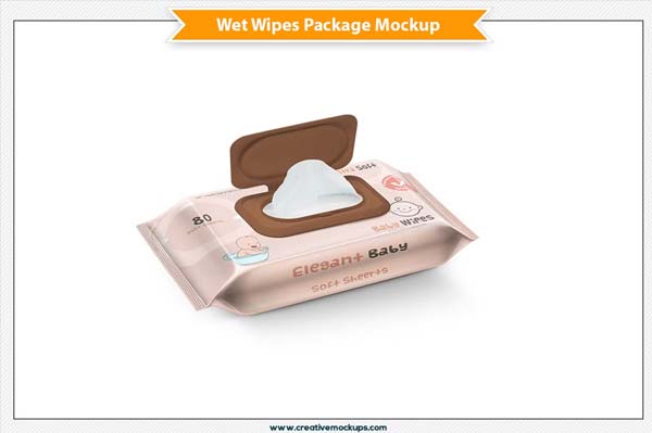 Modern Wet Wipes Package Mockups