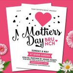 Mothers Day Brunch Flyer Template