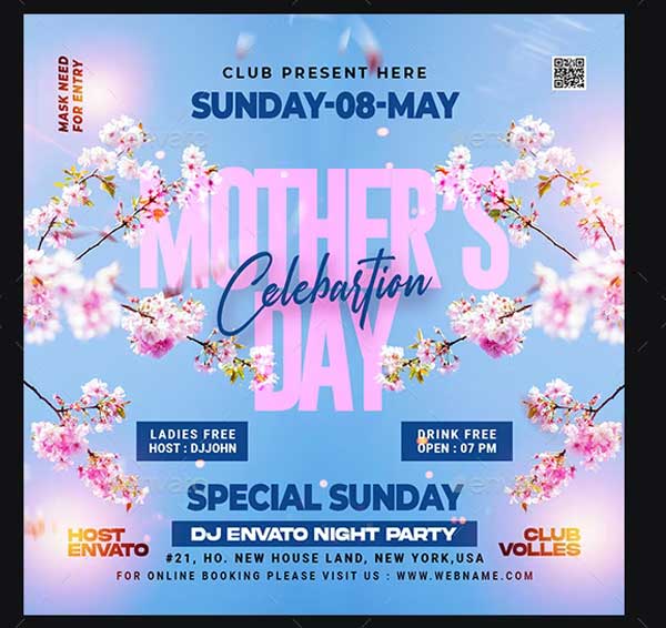 Mothers Day Flyer Template