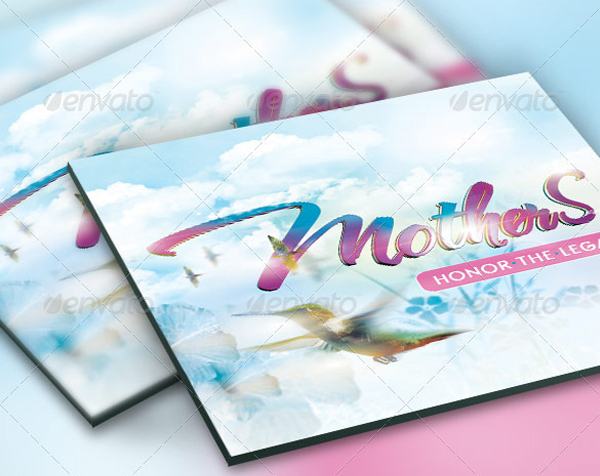 Mothers Legacy Church Postcard & CD Template