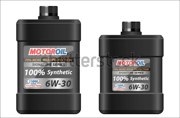 Motor Oil Plastic Bottle Mockup