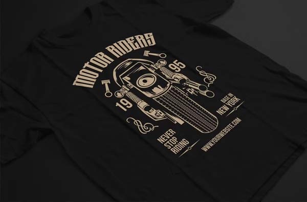 Motorcycle Riders T-Shirt Design Template
