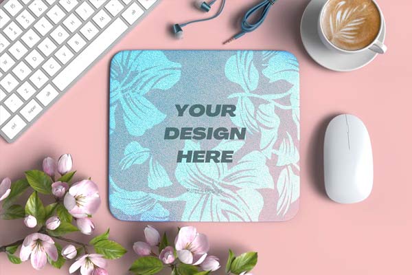 Mouse Pad Design Mockup