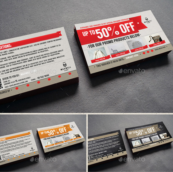 Multipurpose Business Coupon & Voucher