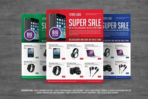 Multipurpose Product Sales Flyer