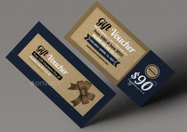 Multi Use Business Gift Voucher Design