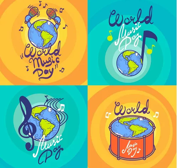 Music Day Banner Set