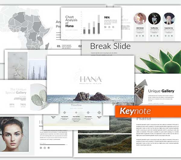 Music Minimal Keynote Template