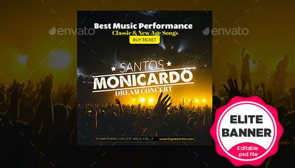 Music Party Banner