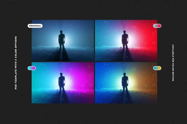 Mystery Light Effect Photoshop Actions