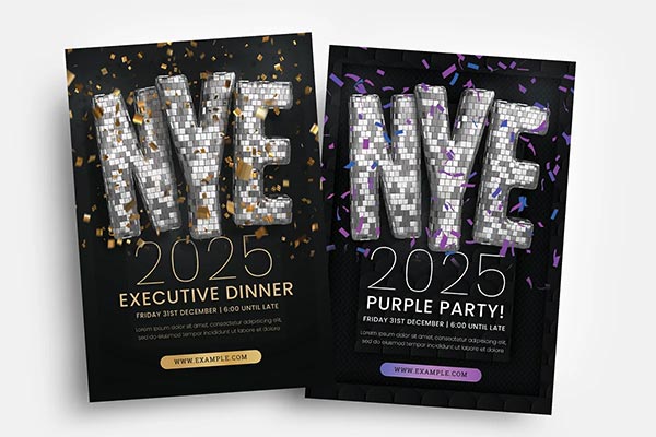 NYE Party Flyer Template