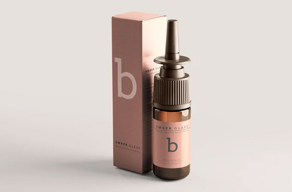 Nasal Spray Bottle Mockups Template