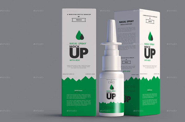 Nasal Spray Mockup