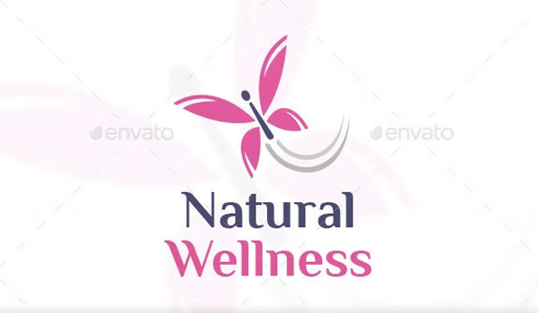 Natural Butterfly Logo