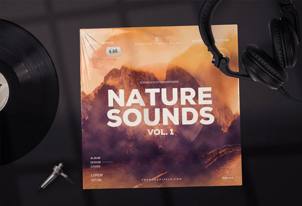 Nature Sounds Album Cover Template