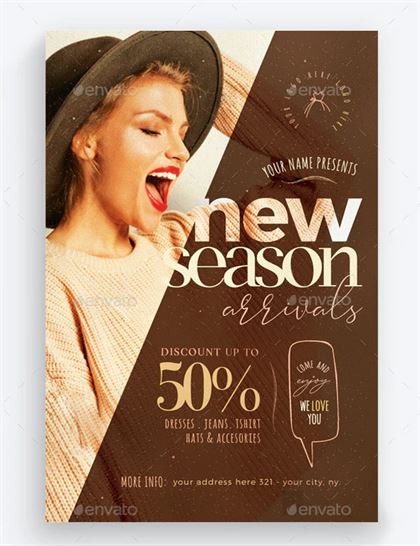 New Season Arrivals Flyer Template