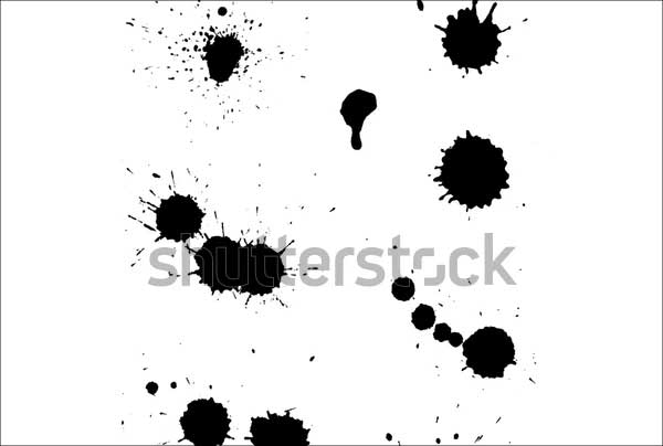 New Vector Brush Splash