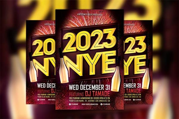 New Years Eve Party Flyer Template