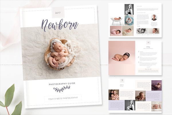 Newborn Studio Magazine Template
