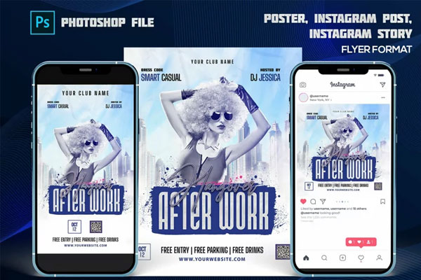 Night Club Party Social Media Banners