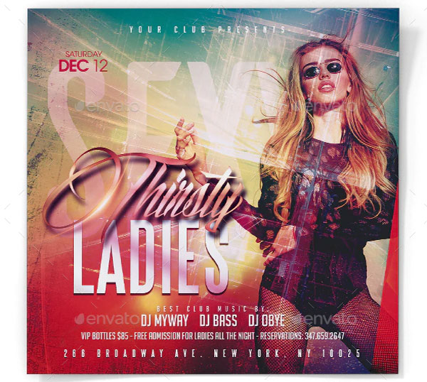 Nightclub Event Flyer Design
