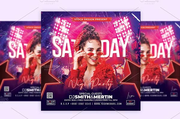 Nightclub Event Flyer Templates