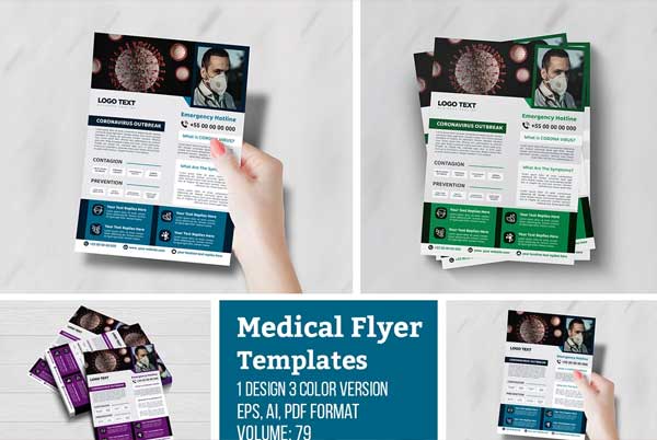 Novel Coronavirus Outbreak Flyer Template