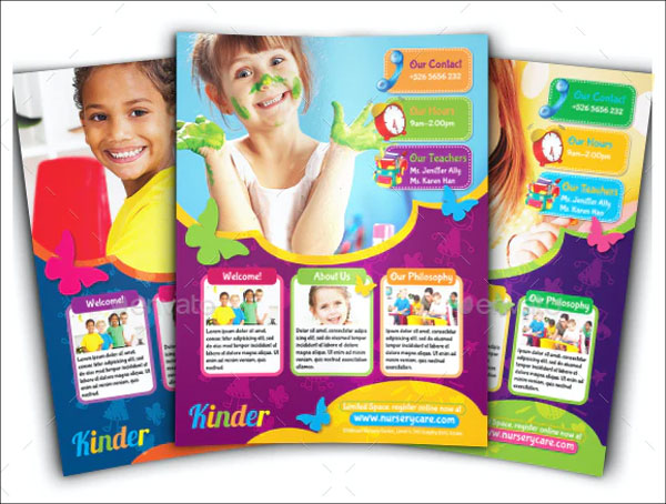 Nursery Flyer Templates – Free & Premium PSD, Ai, Word ( Doc ), InDesign, Vector, EPS, PNG, PDF Formats Download