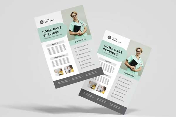 Nursing Health Care Flyer Design