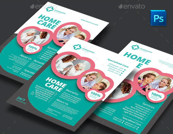 Nursing Home Care Flyer Template