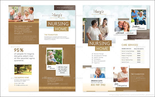 Nursing Home Care Flyer