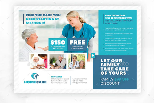 Nursing Home Health Care Flyer