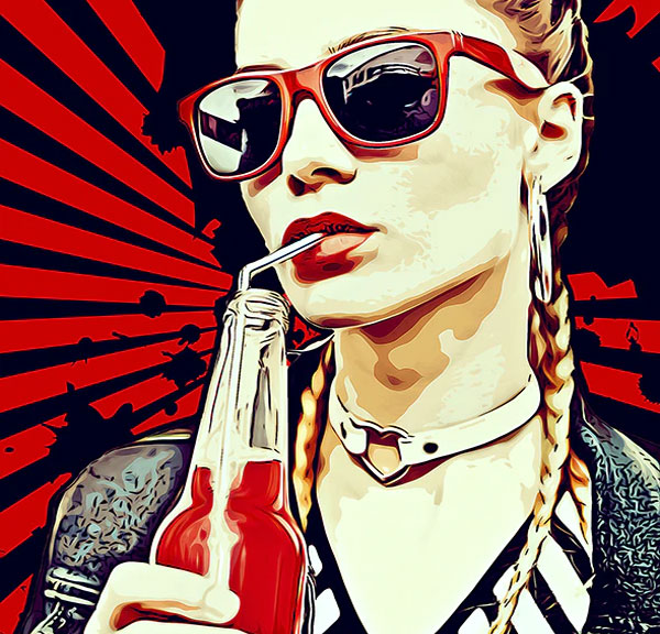 Oil Vexel Effect Photoshop Action