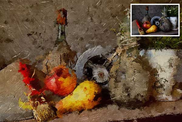 Oil Vexel Paint Master Photoshop Action