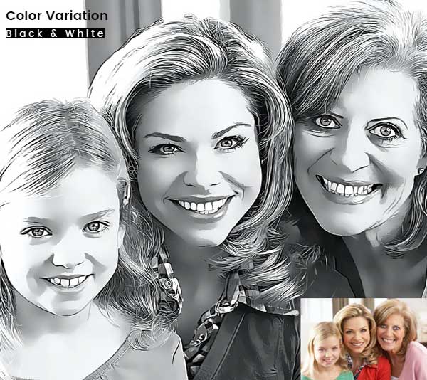 Oil Draw Painting Photoshop Action