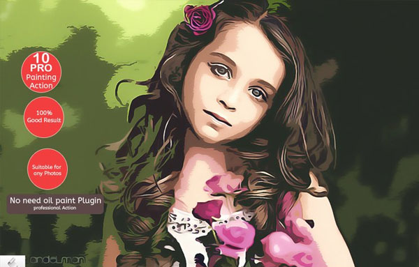 Oily Cartoonize Paint Action