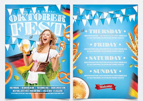 Oktoberfest Festival Flyer