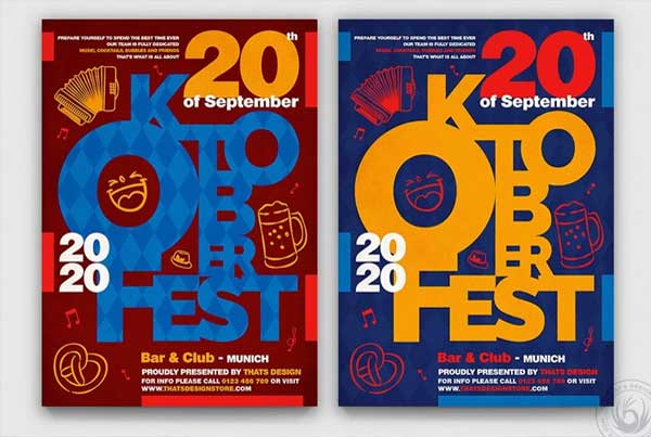Oktoberfest Party Flyer Template