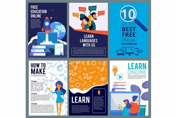 Online Education Staff Training Brochure