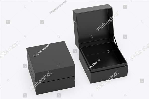 Open Square Box Mockups